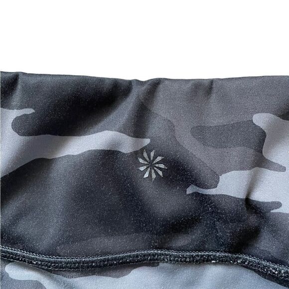 ATHLETA Camo Contender 7/8 Tight Black Gray Size Small - Picture 9 of 9